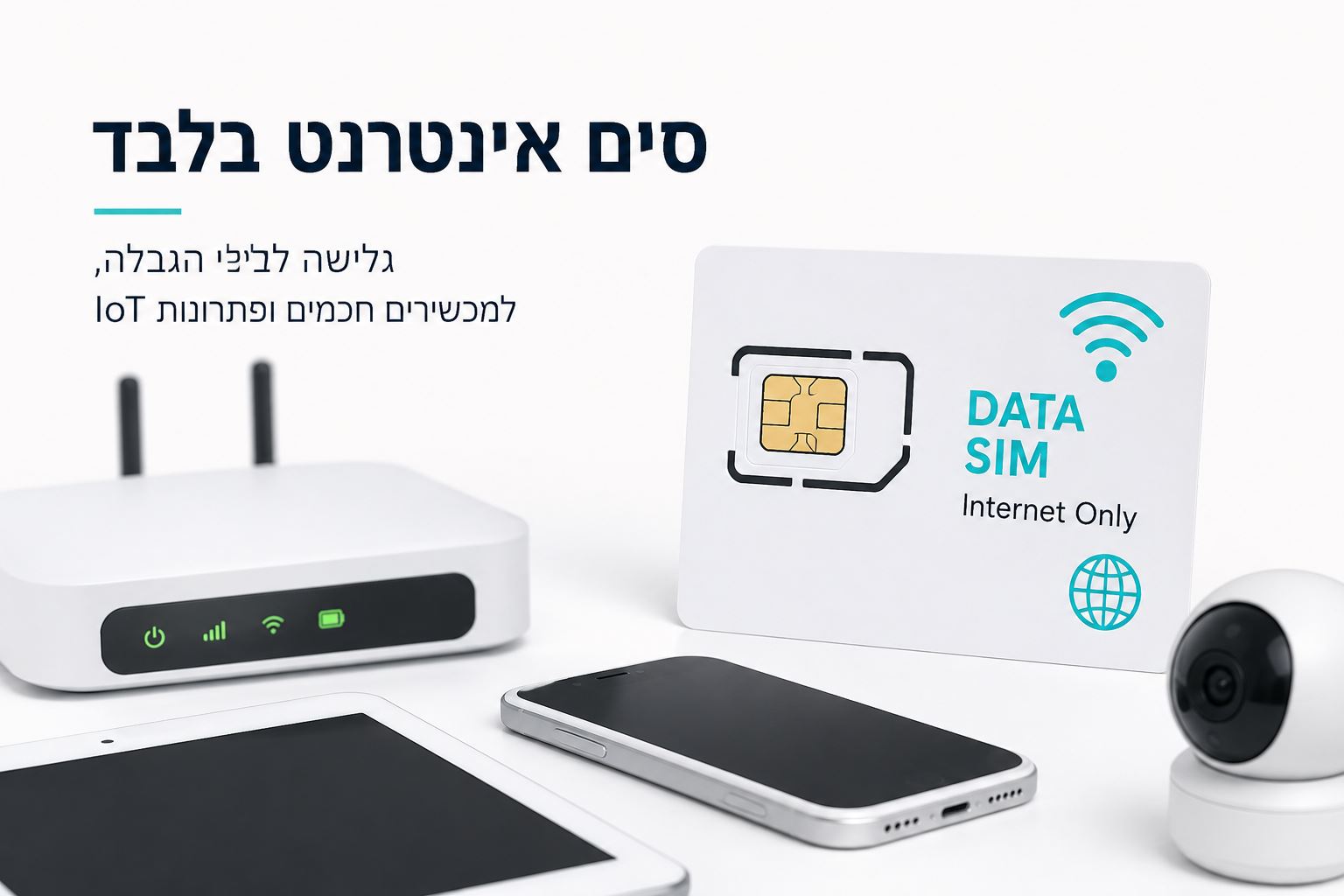 סים אינטרנט בלבד: מה זה, כמה עולה ואיזו חברה הכי שווה ב-2026?